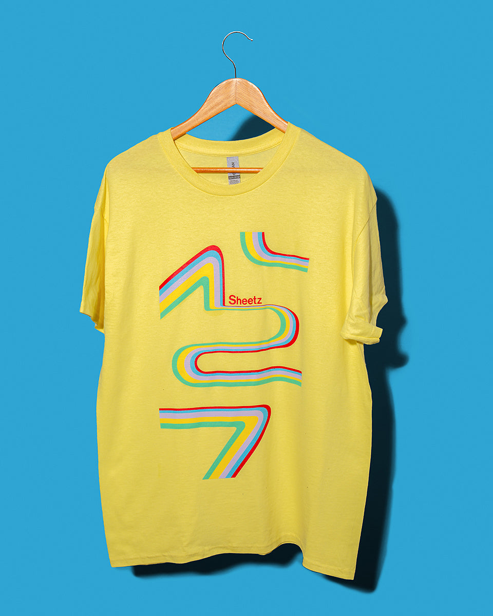 Yellow Pastel Road Tee